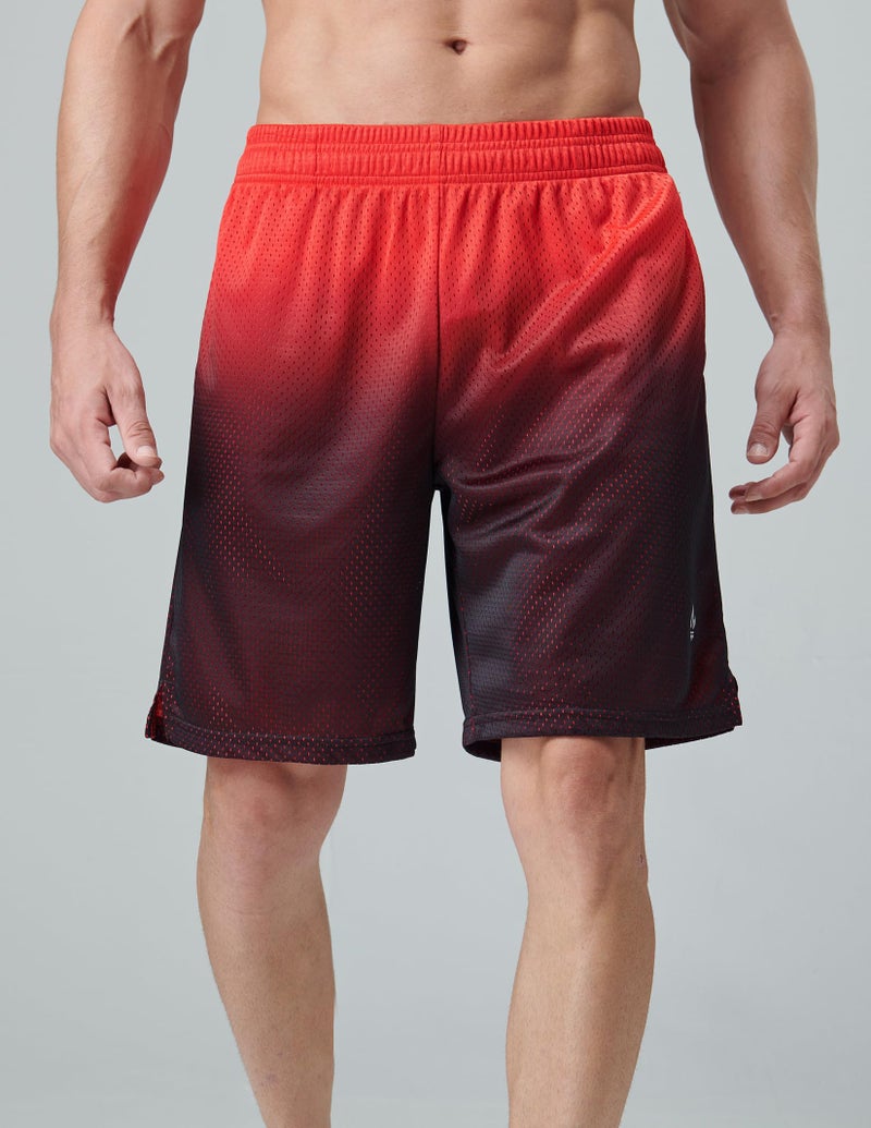 Liberty Pro 5 Pack: Mens Athletic Shorts, 9" Mesh Basketball Shorts Men Active Gym Shorts with Pockets (Set 3, Large) - Image 2