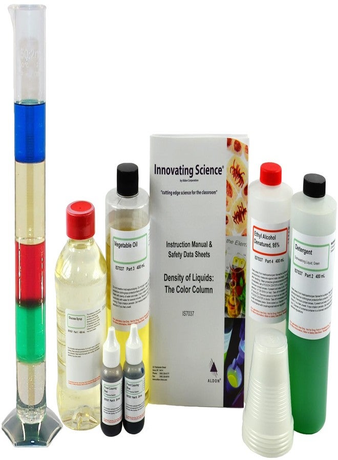 ALDON Innovating Science Density of Liquids: The Color Column Demo Kit - Image 1