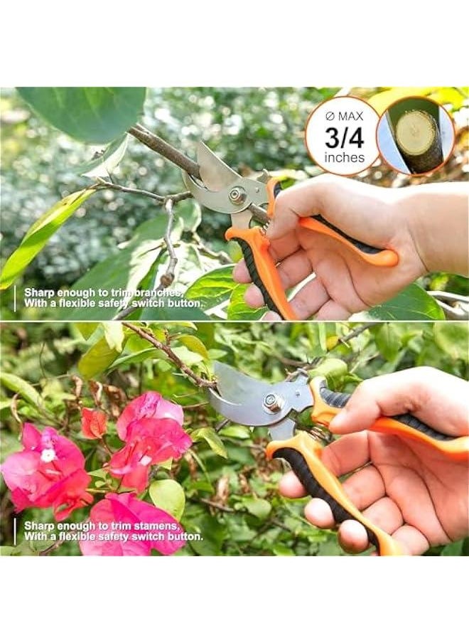 HOOKOR - Garden Tool Set, Stainless Steel Heavy Duty Gardening Tool Set, with Non-Slip Rubber Grip, Storage Tote Bag, Outdoor Hand Tools, Ideal Garden Tool Kit Gifts for Women and Men - Image 1