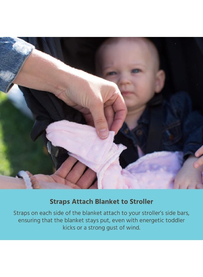 J.L. Childress Cuddle 'N Cover Stroller Blanket, Pink - Image 3