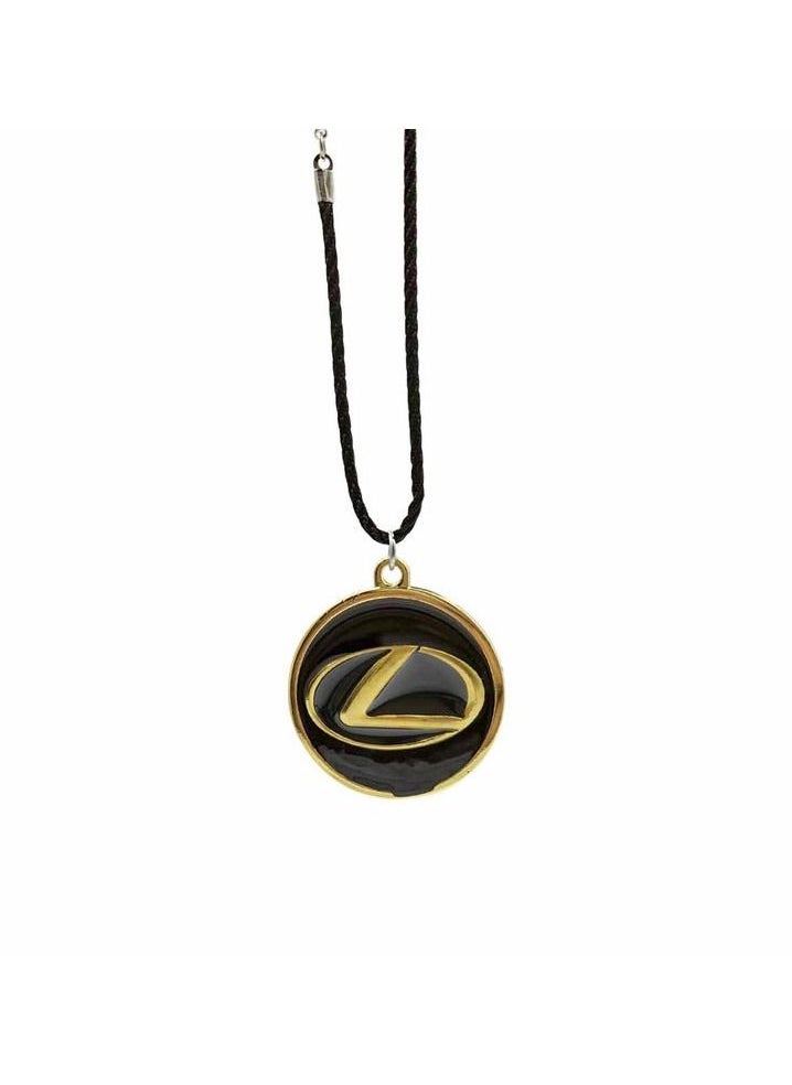 LEXUS LEXUS Logo Car Emblem Car Mirror Hanging Pendant Metal Mini Car Decoration Chain With LEXUS Logo 1 Pcs  - Image 1