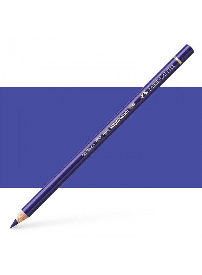 FABER-CASTELL Faber-Castell Polychromos Artists' Single Pencil - Colour 141 Delft Blue - Image 1