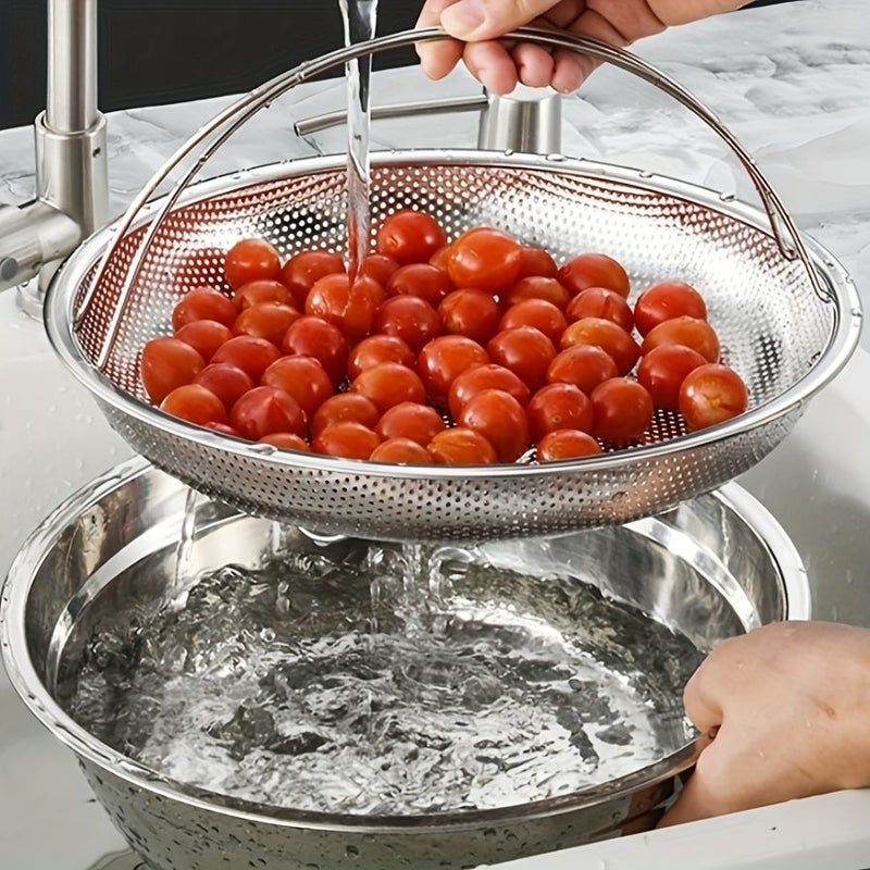Large Stainless Steel Steamer Basket Multi Function Rice Dumpling Vegetable Cooker - Image 1