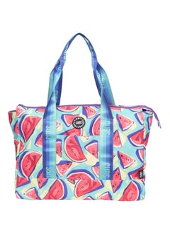 CUBS Double Face Tote Bag Multicolor Large Ice watermelon & purple tie dye  - Image 4