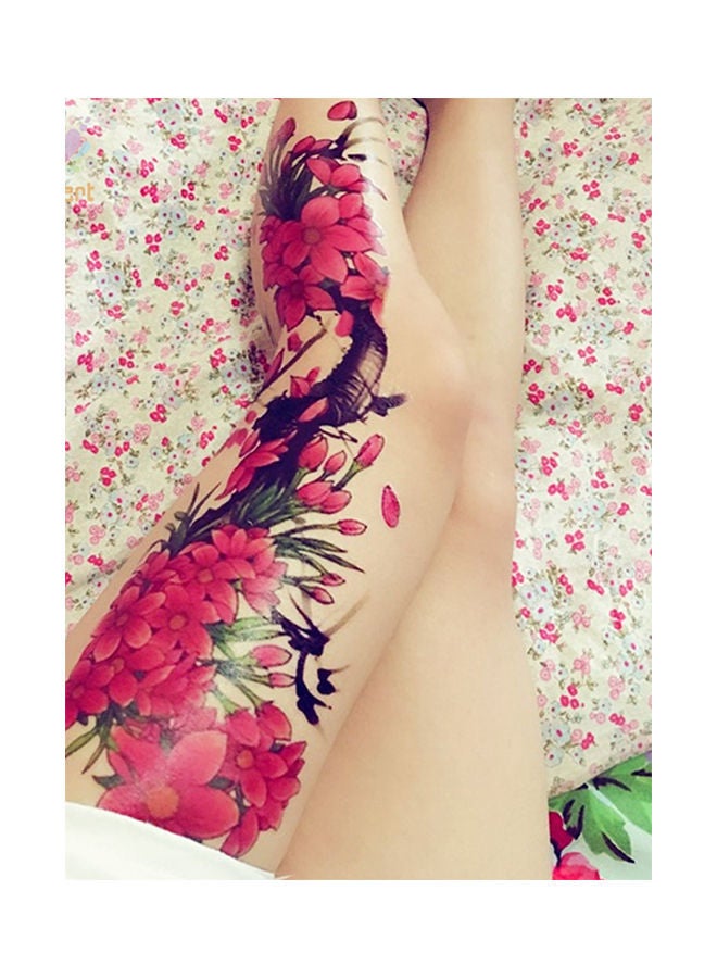 NIBEMINENT Lovely Flower Pattern Waterproof Temporary Tattoo Sticker - Image 2