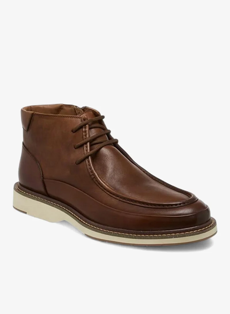 DUCHINI Men's Lace-Up Chukka Boots