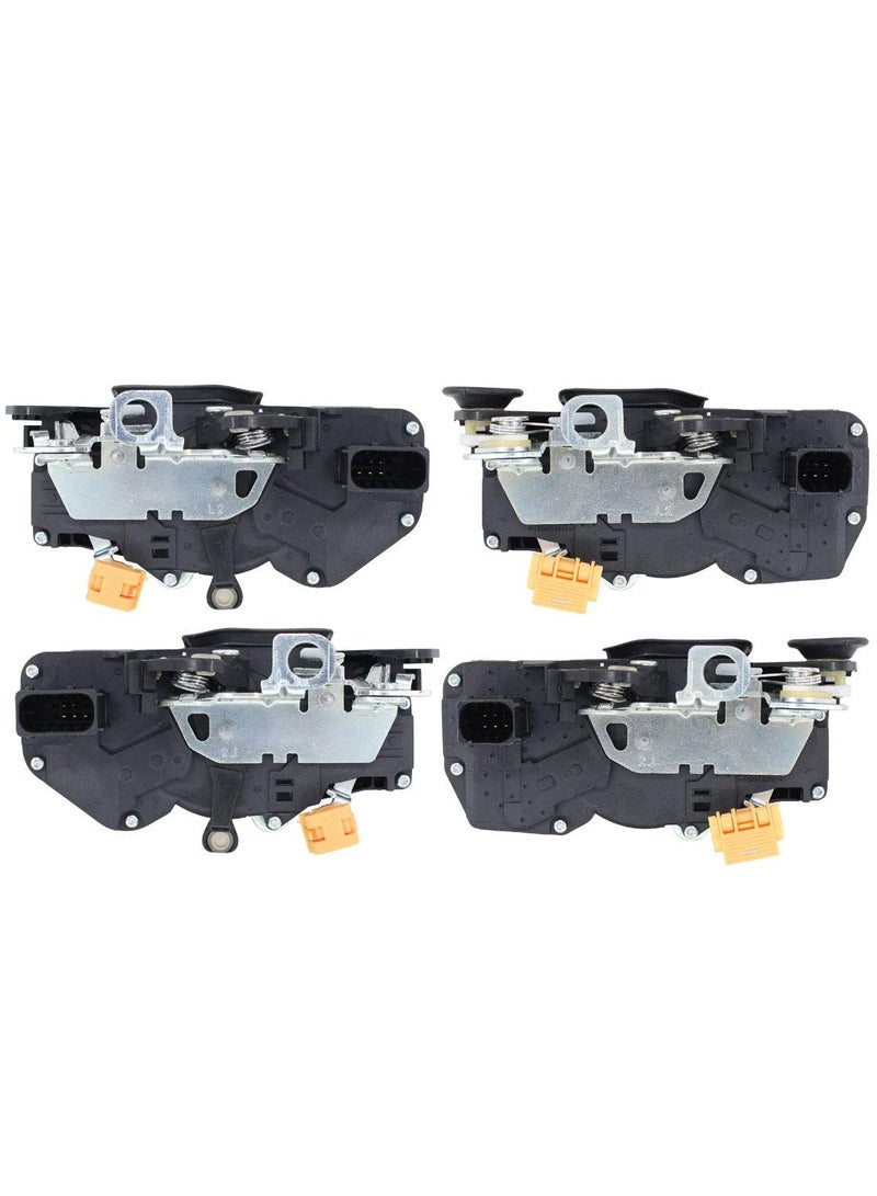 TLAXCA مجموعة من 4 مشغل قفل مزلاج أمامي وخلفي يسار للسائق والراكب الأيمن لسيارة شيفروليه تاهو 2007-2009، لسيارة جي إم سي يوكون يوكون XL 1500 يوكون XL 2500 2007-2009 - Image 5