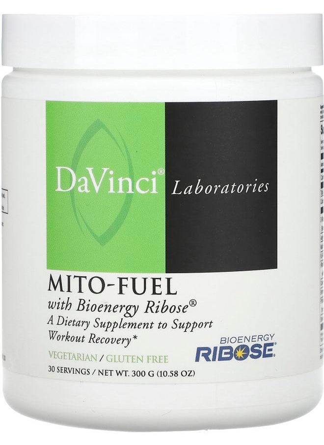 DaVinci Laboratories Mito-Fuel With Bioenergy Ribose 10.58 oz (300 g) 