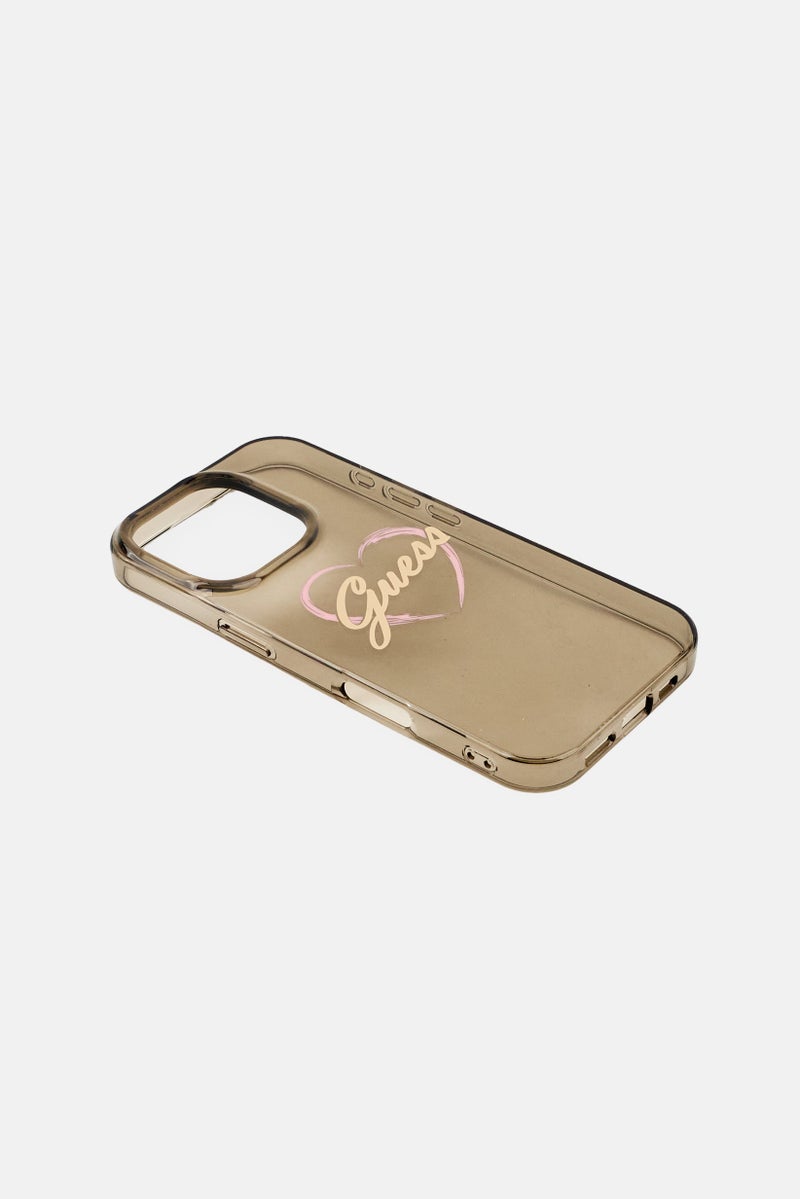 GUESS iPhone 16 Pro Brand Logo Protective Case, Grey - Image 3