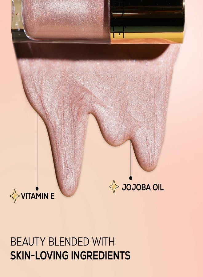 RENEE You are Glowing Liquid Highlighter For Face Makeup - Rose Glow| Illuminating, Dewy Finish | Long-Lasting, Radiant, Pearly Finish | Vitamin E, Jojoba Oil Infused | 6 ml - Image 4