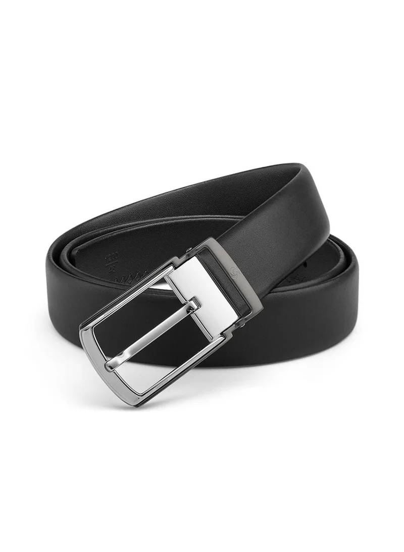 Samsonite Aamir II BIZ CTR AL 05 Leather Belt, Black|Stylish|Premium Quality|Classic Pin