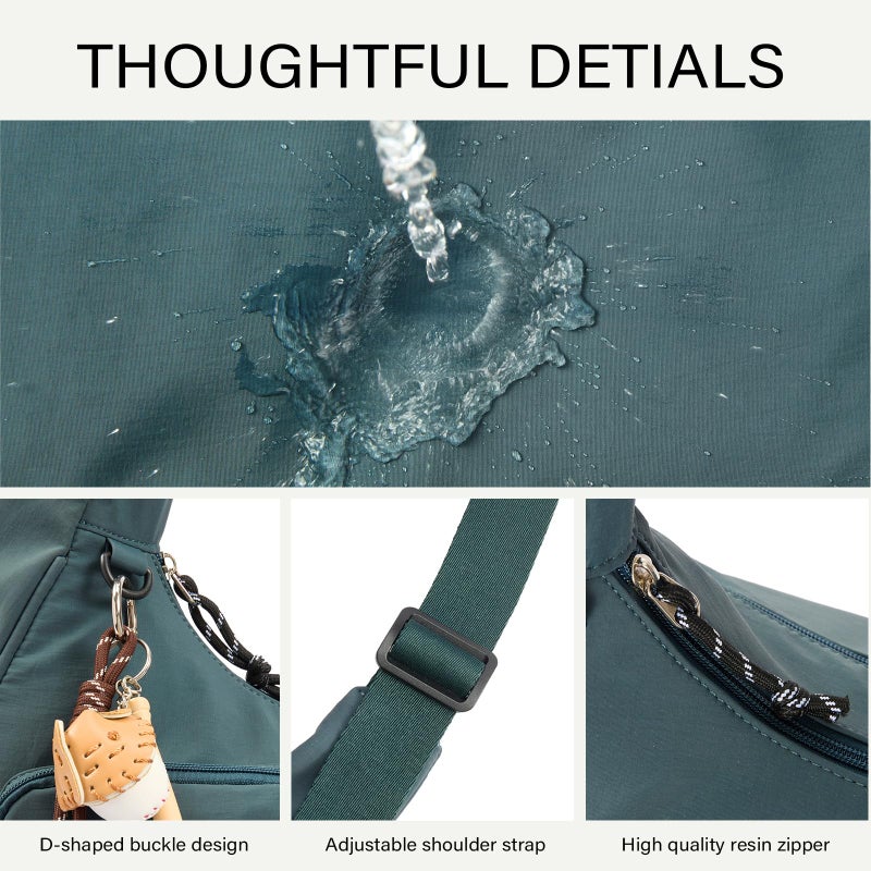 CLUCI Travel Purses for Women, Waterproof Nylon Crossbody Bags for Woman Trendy, Anti Theft Shoulder Handbags for Ladies - Image 5