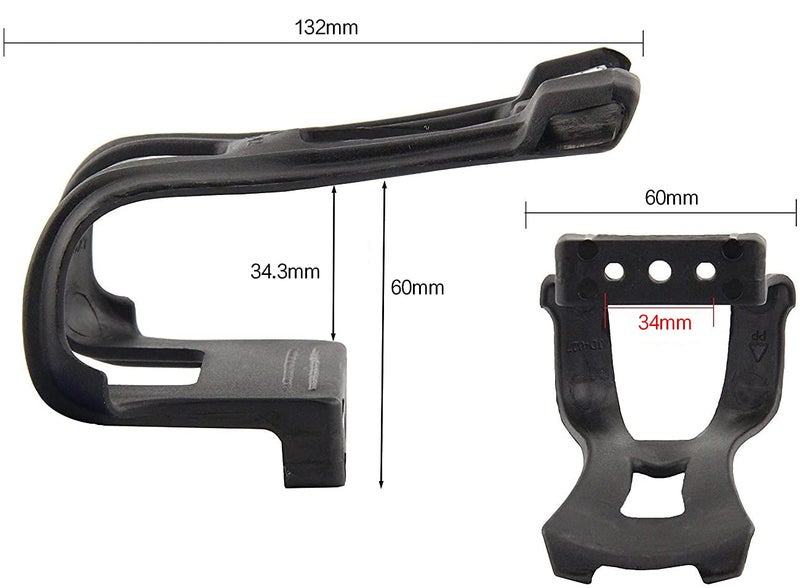Leadrise1 Pair Nylon Cycling MTB Road Mountain Bike Bicycle Pedal Toe Clip Strap Belts - Image 2