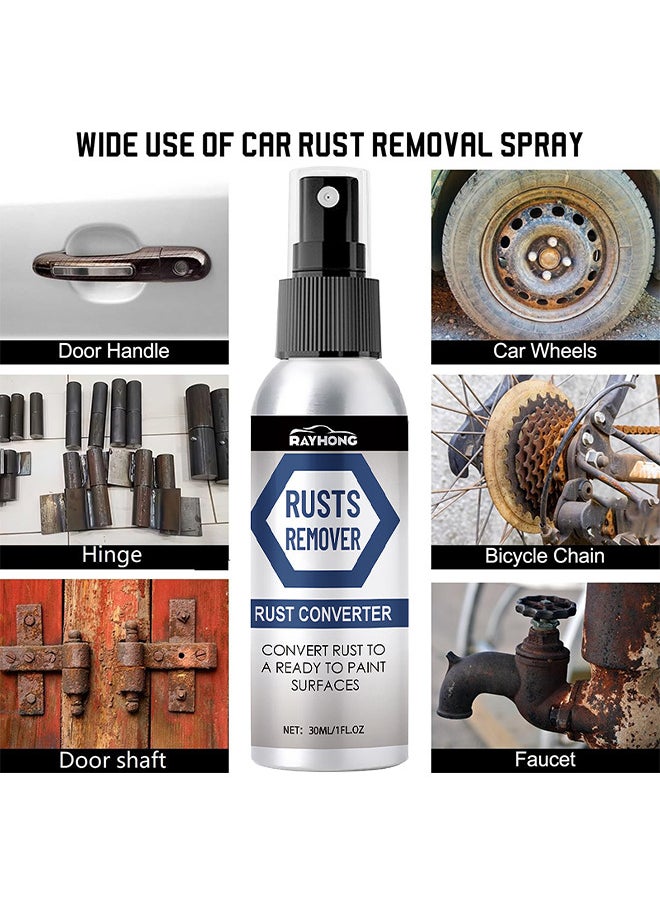 RAYHONG - Multifunctional Rusts Remover Spray For Metal And Cars, Effective Anti Rust Conversion Agent, Fast Acting Rust Converter For Iron And Steel, Anti Rust Inhibitor Derusting Spray, 30ML - Image 1