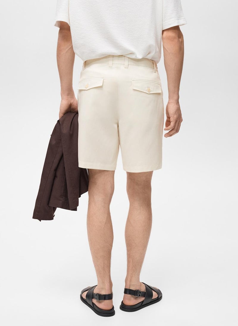 Mango Man Slim-Fit Fluid Bermuda Shorts  - Image 2