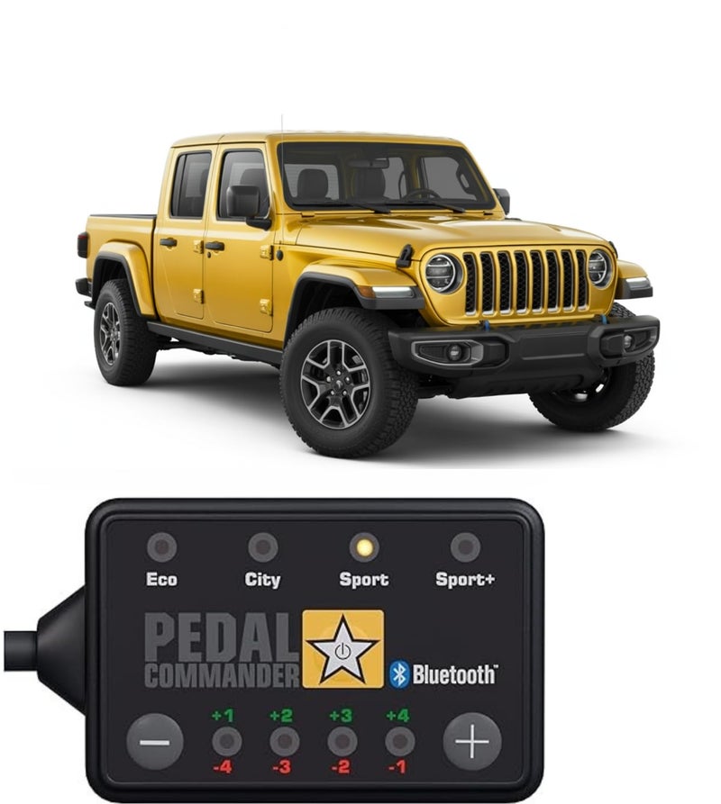 PEDAL COMMANDER Throttle Response Controller Compatible with Jeep Gladiator JT 20202025 PlugandPlay 4 Modes 36 Sensitivity Levels App Control AntiTheftGladiator Accessories Overlanding Upgrade