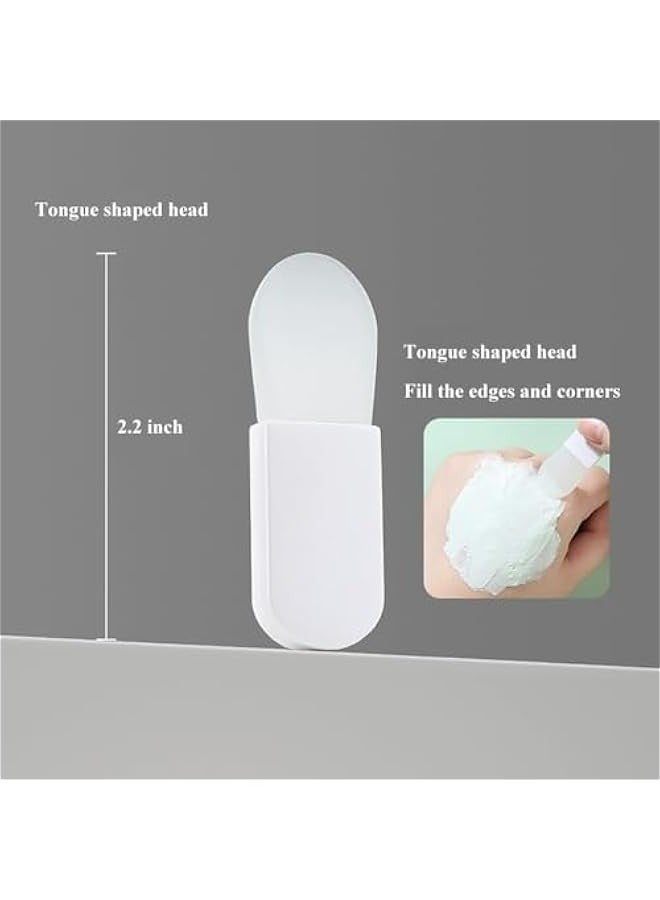 3 Piece Face Mask Applicator Set- Silicone Makeup Brush, Portable Facial Spatula- Perfect for Mud Masks, Eye Masks, Body Lotion- Mini Clay Applicator for Cosmetics - Image 3