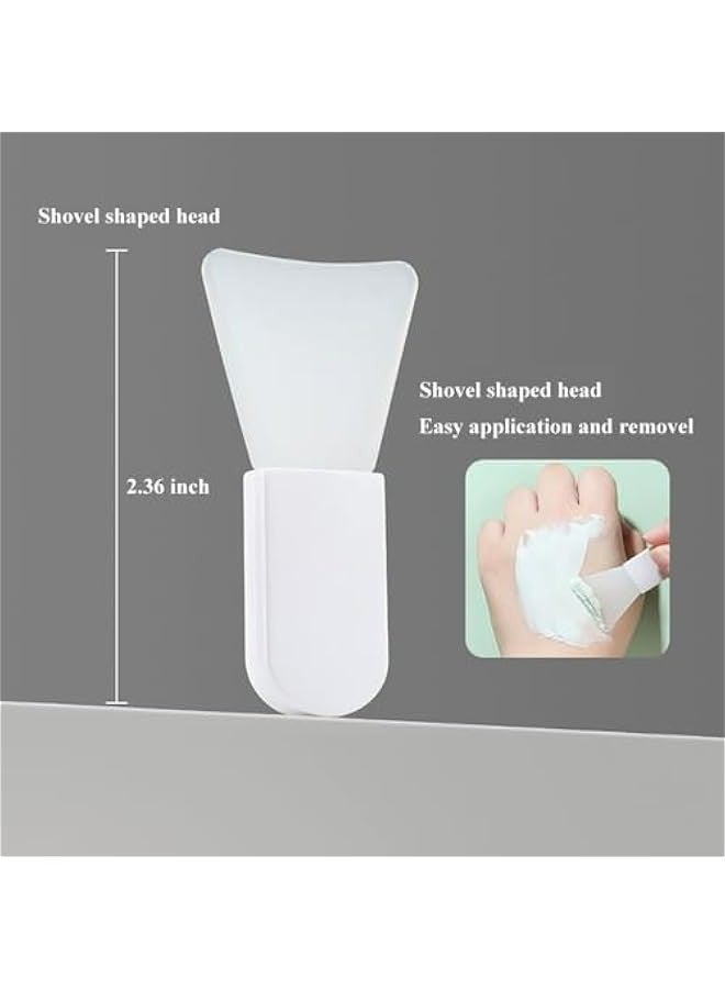 3 Piece Face Mask Applicator Set- Silicone Makeup Brush, Portable Facial Spatula- Perfect for Mud Masks, Eye Masks, Body Lotion- Mini Clay Applicator for Cosmetics - Image 4