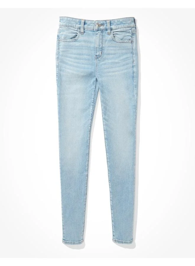امريكان ايجل High Waist Distressed Jeggings