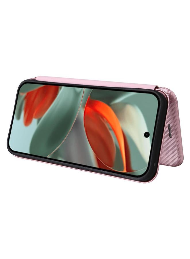 Zaboon Case For Google Pixel 10 Pro XL 5G Global Carbon Fiber Texture Flip Leather Phone Case - Image 5