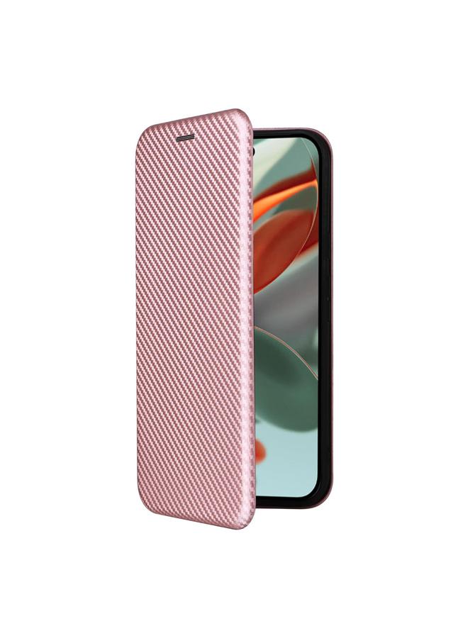 Zaboon Case For Google Pixel 10 Pro XL 5G Global Carbon Fiber Texture Flip Leather Phone Case - Image 2