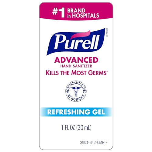 Purell Advanced Hand Sanitizer Refreshing Gel, Clean Scent, 1 Fl Oz Travel Size Flip-Cap Bottle with Display Bowl (Pack of 36), 3901-36-BWL - Image 4