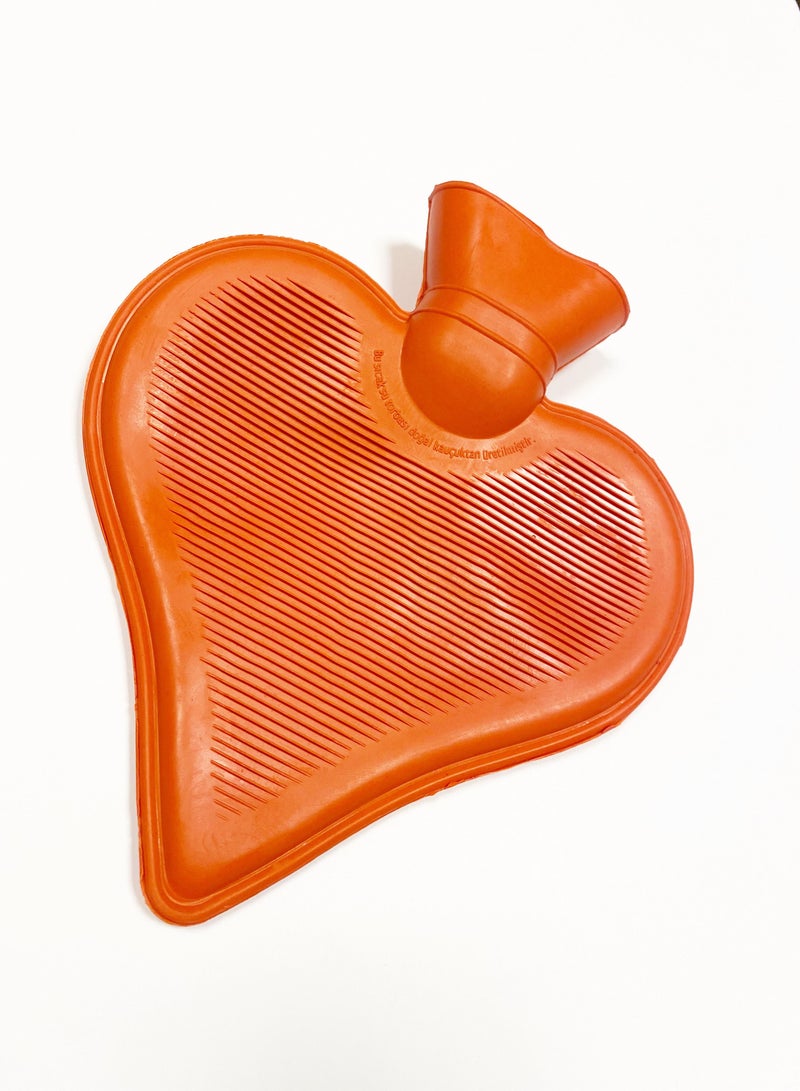 hot water bag with cover (heart shape)