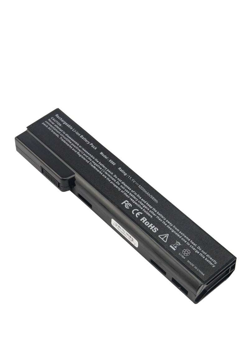 CS HP EliteBook 8570p, HP 8460P, HP 6360B, HP 6460B, 6470B, 6560B, 6465B, 6465B, 6475B, 8470W, 8460W 6 Cell Battery PN: CC06 CC09.  - Image 1