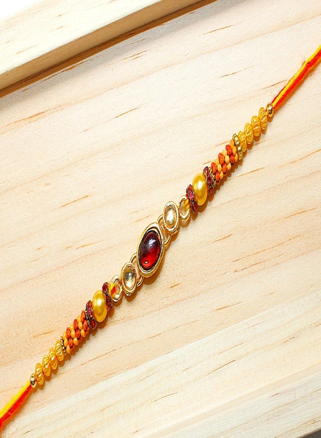 BANDHAN باندان أضيق الحدود راخي دوري بالحجارة | rakhis فريدة من نوعها على الانترنت | رائع أخي راخي - Image 4