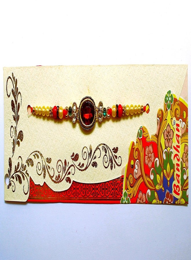 BANDHAN باندان أضيق الحدود راخي دوري بالحجارة | rakhis فريدة من نوعها على الانترنت | رائع أخي راخي - Image 3