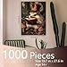 Aihonmin Hedgehog Mushrooms Jigsaw Puzzle 1000 Pieces for Adult Animals Reading Book Puzzles for Challenging Family Activity Games DIY Handwork Easy Puzzle Home Wall Decoration Unique Gifts 20x27 Inches - Image 4