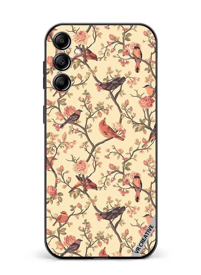 VR CREATIVE Protective Case Cover For Samsung Galaxy A55 Birds Sitting On A Tree Design Multicolour - Image 1