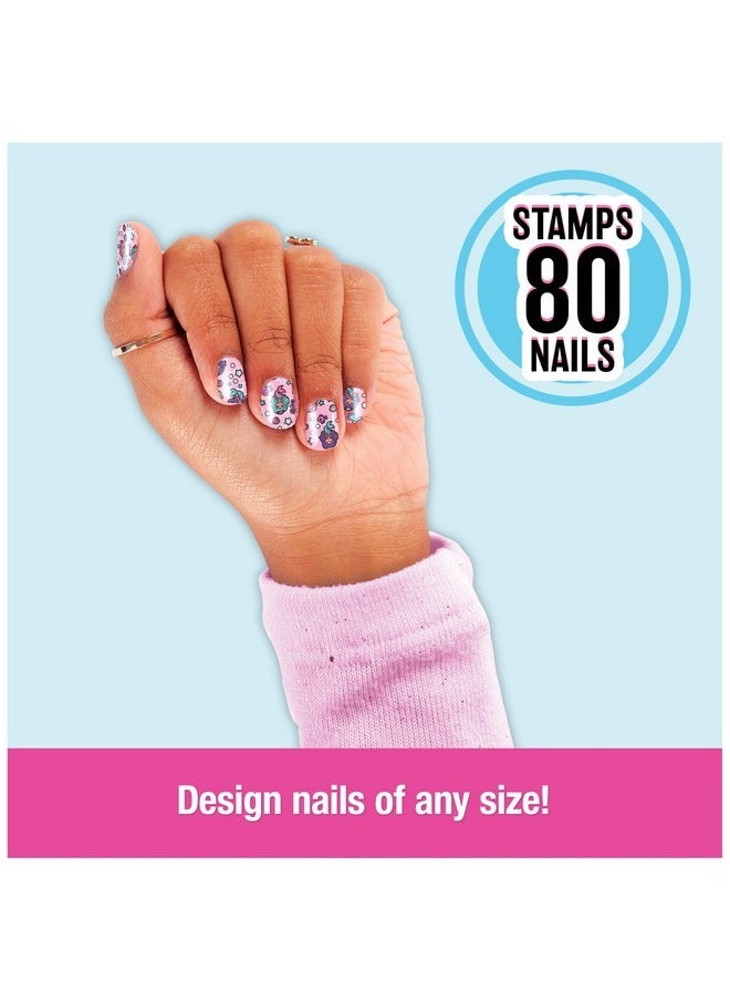 Cool maker , Go Glam Nail Stamper Refill With Unicorn & Mermaid Designs, Nail Kit For 80 Nails, Arts And Crafts Kids Toys For Girls Ages 7+  - Image 4