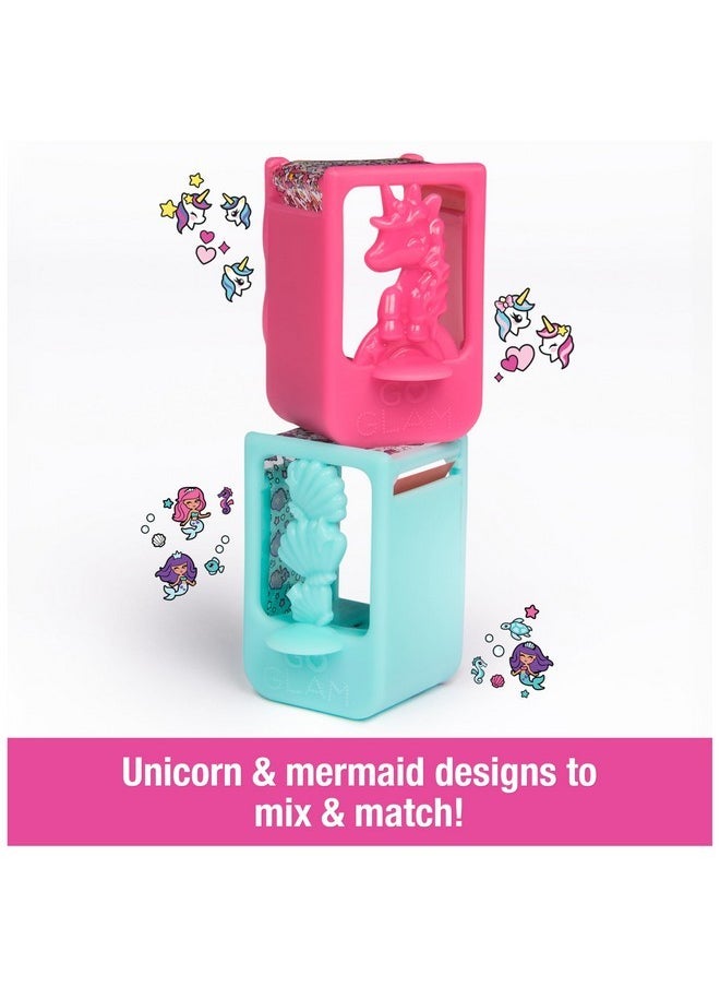 Cool maker , Go Glam Nail Stamper Refill With Unicorn & Mermaid Designs, Nail Kit For 80 Nails, Arts And Crafts Kids Toys For Girls Ages 7+  - Image 3