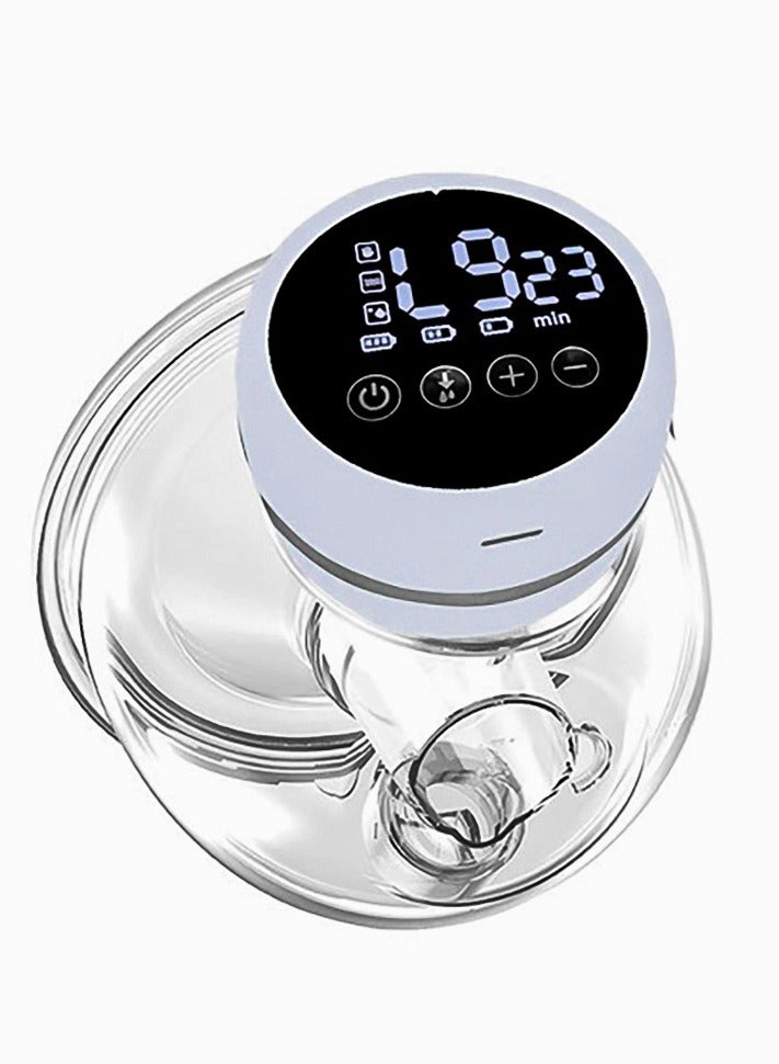 Wearable Breast Pump, Hands Free Electric Breast Pump Single Portable Wearable Cup, 6 oz/180ml BPA-free 3 Modes 12 Suction Levels, Comfort Breastfeeding Milk Collector