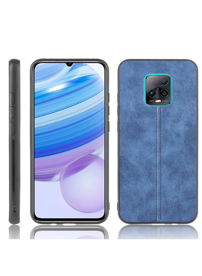 Case For Xiaomi Redmi 10X 5G/10X Pro 5G Shockproof Sewing Cow Pattern Skin PC + PU + TPU Case