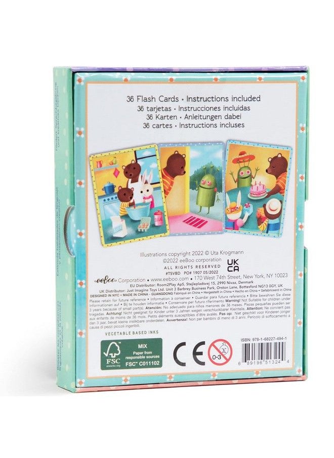 eeboo A Very Busy Day Create A Story Pre Literacy Cards/Ages 3+ (Tsvbd)  - Image 3