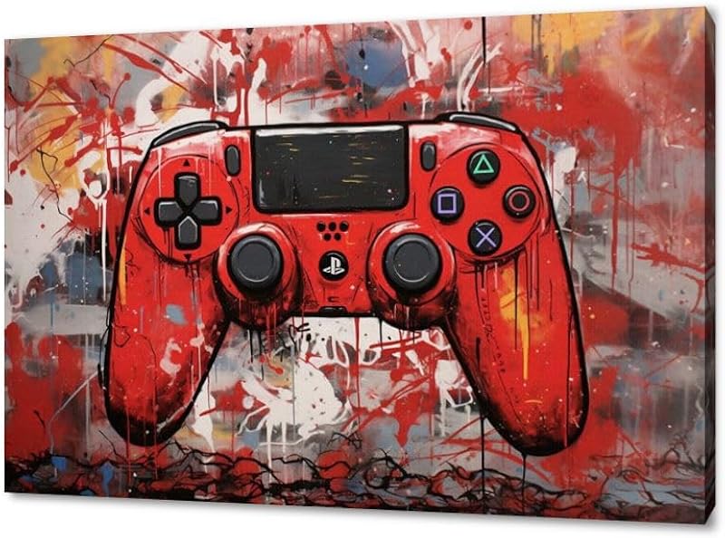 تابلوات مودرن محبى الألعاب الإلكترونية مقاس 40 * 60 سم (طباعة عه على قماش – لوحة مودرن) من Sphere Art SAL2-M