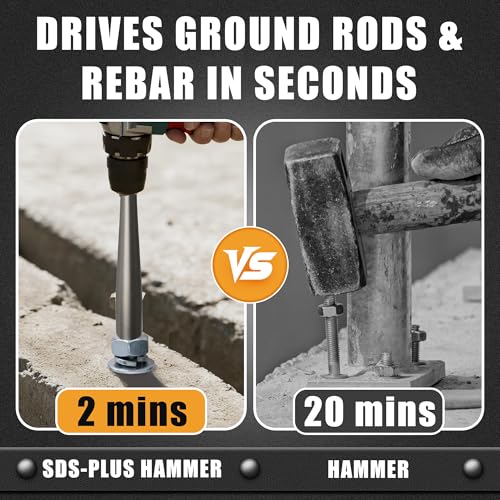 YaaYii SDS Plus Wedge Anchor Setter – Concrete Anchor Setting Tool for Wedge Anchors and Rebars - Image 4