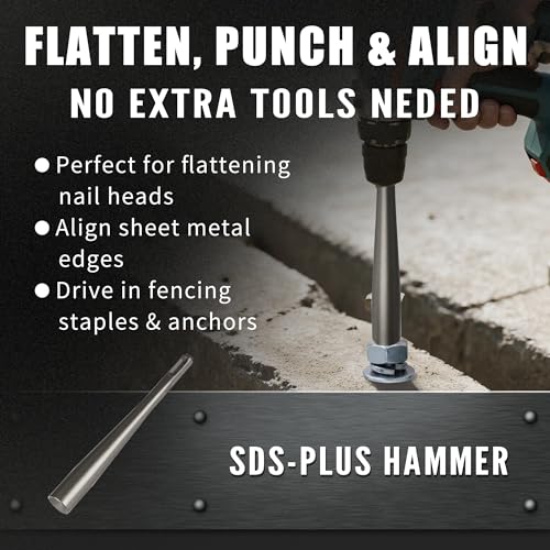 YaaYii SDS Plus Wedge Anchor Setter – Concrete Anchor Setting Tool for Wedge Anchors and Rebars - Image 5