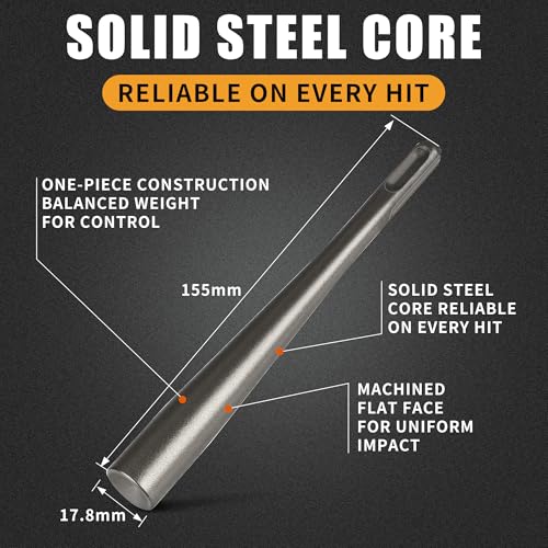 YaaYii SDS Plus Wedge Anchor Setter – Concrete Anchor Setting Tool for Wedge Anchors and Rebars - Image 2