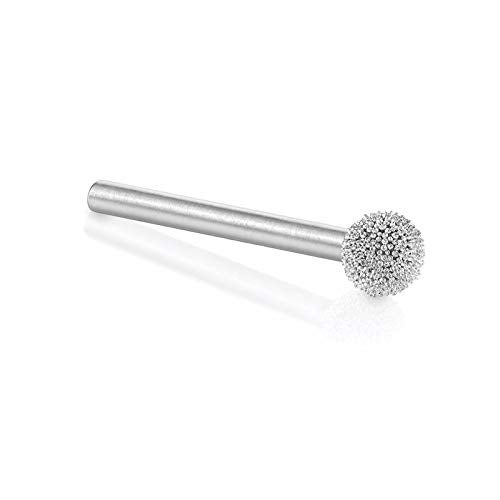 Kutzall Original Sphere Rotary Burr, 1⁄8" Shaft, Coarse - Wood Carving Bit for Dremel, Foredom, DeWalt, Milwaukee Tools. Abrasive Tungsten Carbide Coating, 1⁄4" (6.3mm) Head Diameter, S-14-E - Image 2