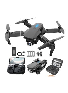 JAJEEK E88 4K HD Drone with Single Camera – Foldable Aerial Drone for Beginners, 2.4GHz Real-Time Transmission, 360° Roll, Long Battery Life, Headless Mode, Trajectory Flight & One Key Return  - Image 2