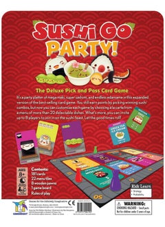 Gamewright Sushi Go Party! - The Deluxe Pick & Pass Card Game by Gamewright, Multicolored  - Image 3