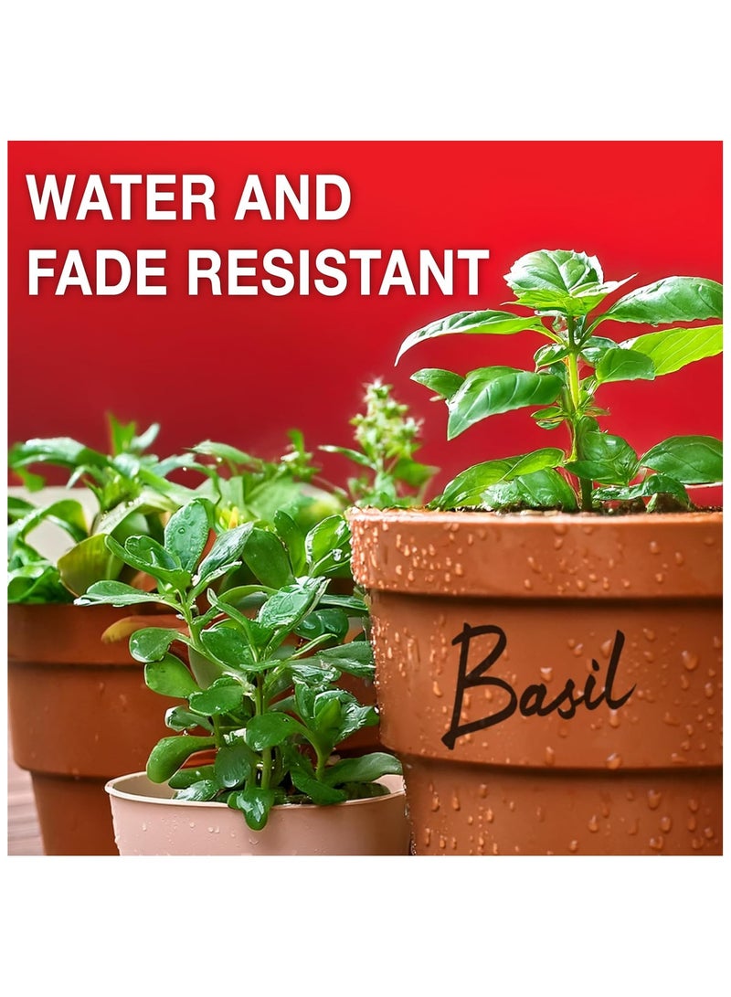 شاربي أقلام ماركر ثابتة من شاربي بخط رفيع ولون أسود، عبوة مكونة من 2 قلم - Image 3