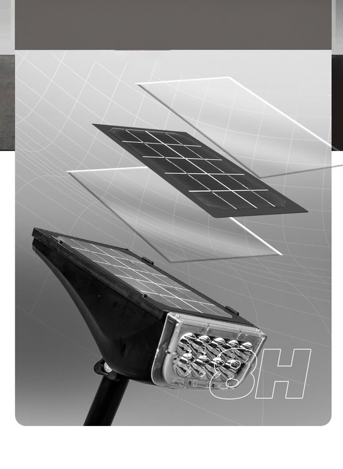 مودي كشاف شمسي بقوة 300 واط مع جهاز تحكم عن بعد، إضاءة خارجية عالية السطوع، مقاوم للماء بمعيار IP65، شحن شمسي سريع، إضاءة جدارية وحدائقية - Image 5