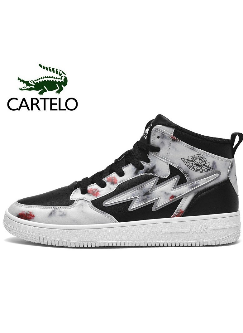 CARTELO Men's Fluorescent Trendy Sports Sneakers  - Image 1