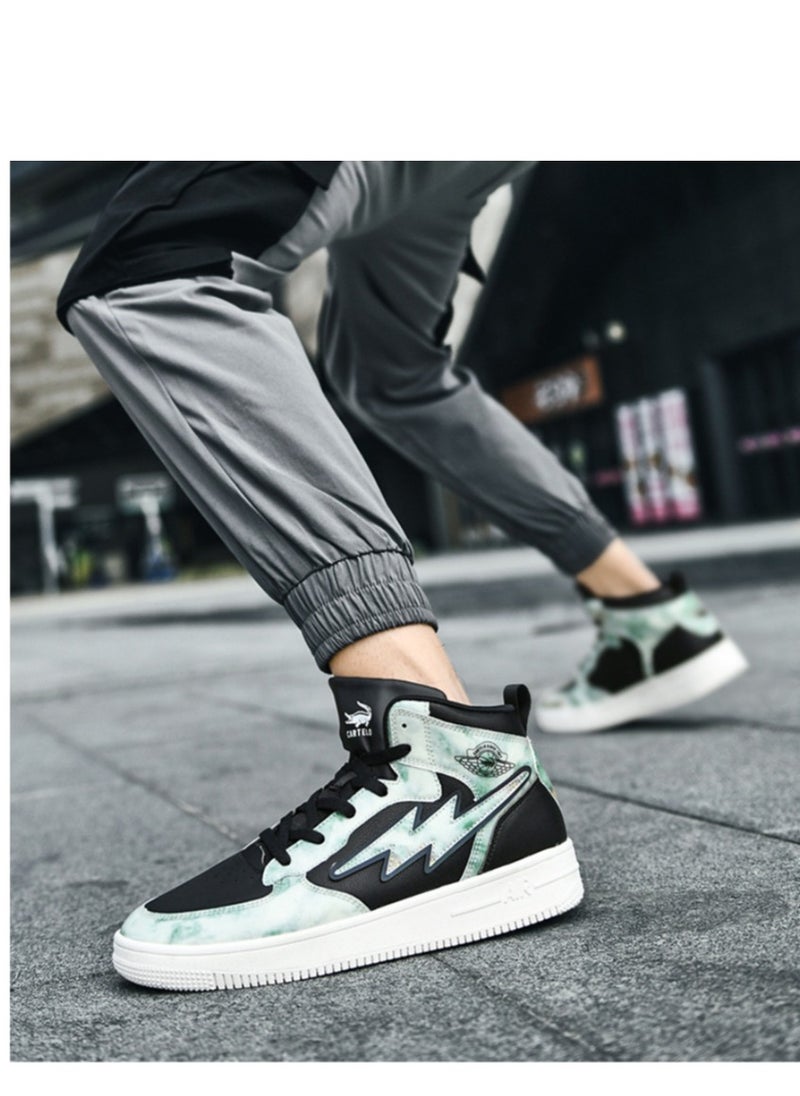 CARTELO Men's Fluorescent Trendy Sports Sneakers  - Image 4