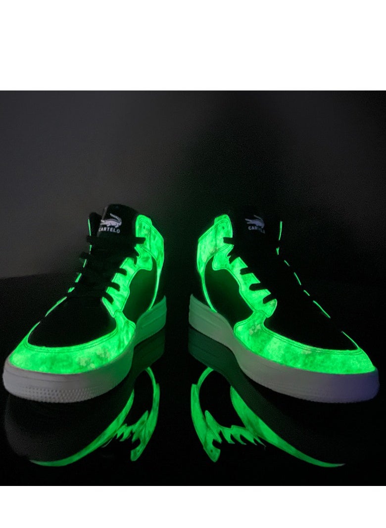 CARTELO Men's Fluorescent Trendy Sports Sneakers  - Image 3