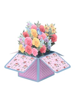 Y&D 3D Pop Up Greeting Card Flower Basket Bouquet Card/Butterfly Pop-up Birthday Anniversary Gift Handmade Cards  - Image 1